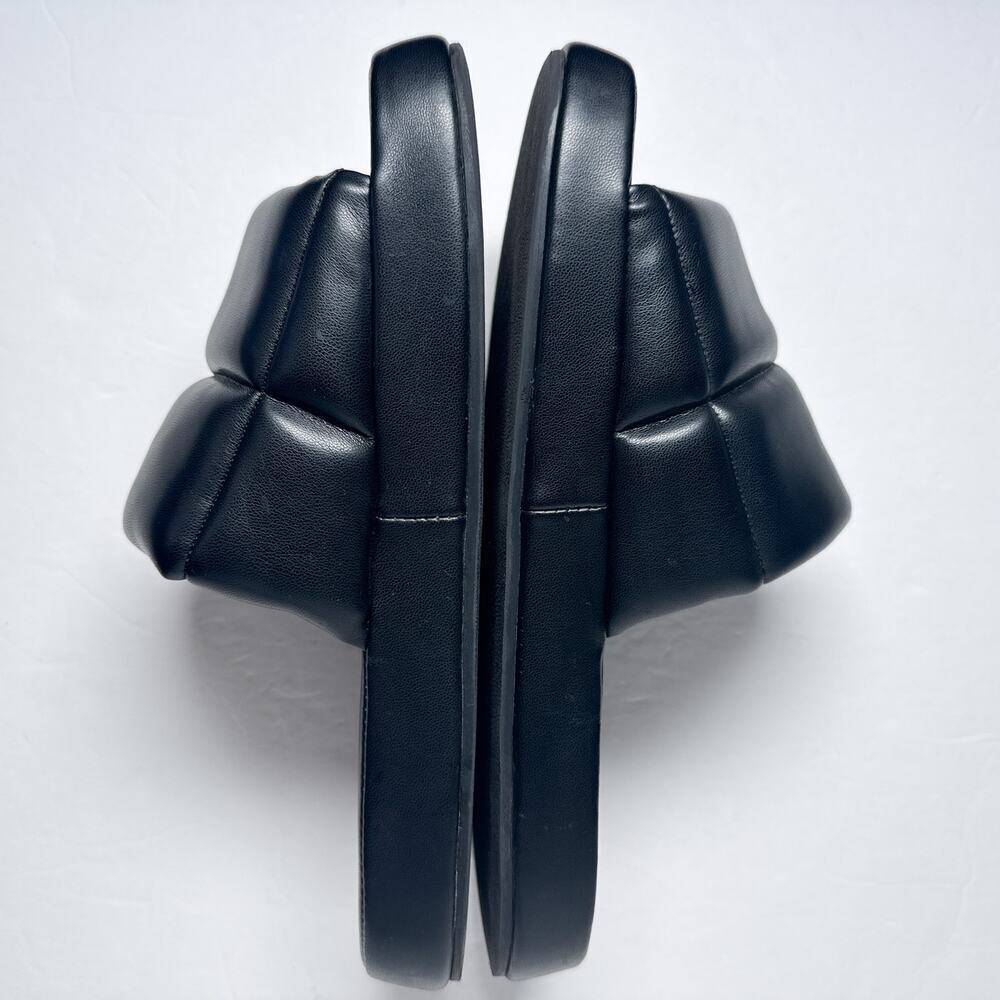 Stand Studio Lyrah Quilted Platform Slides 39 Black - Picture 7 of 9